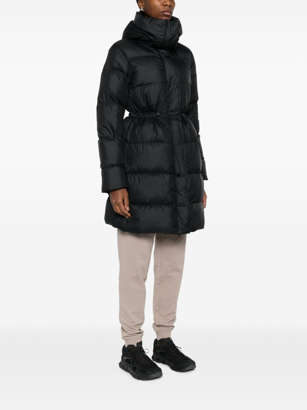padded hooded coat - 3