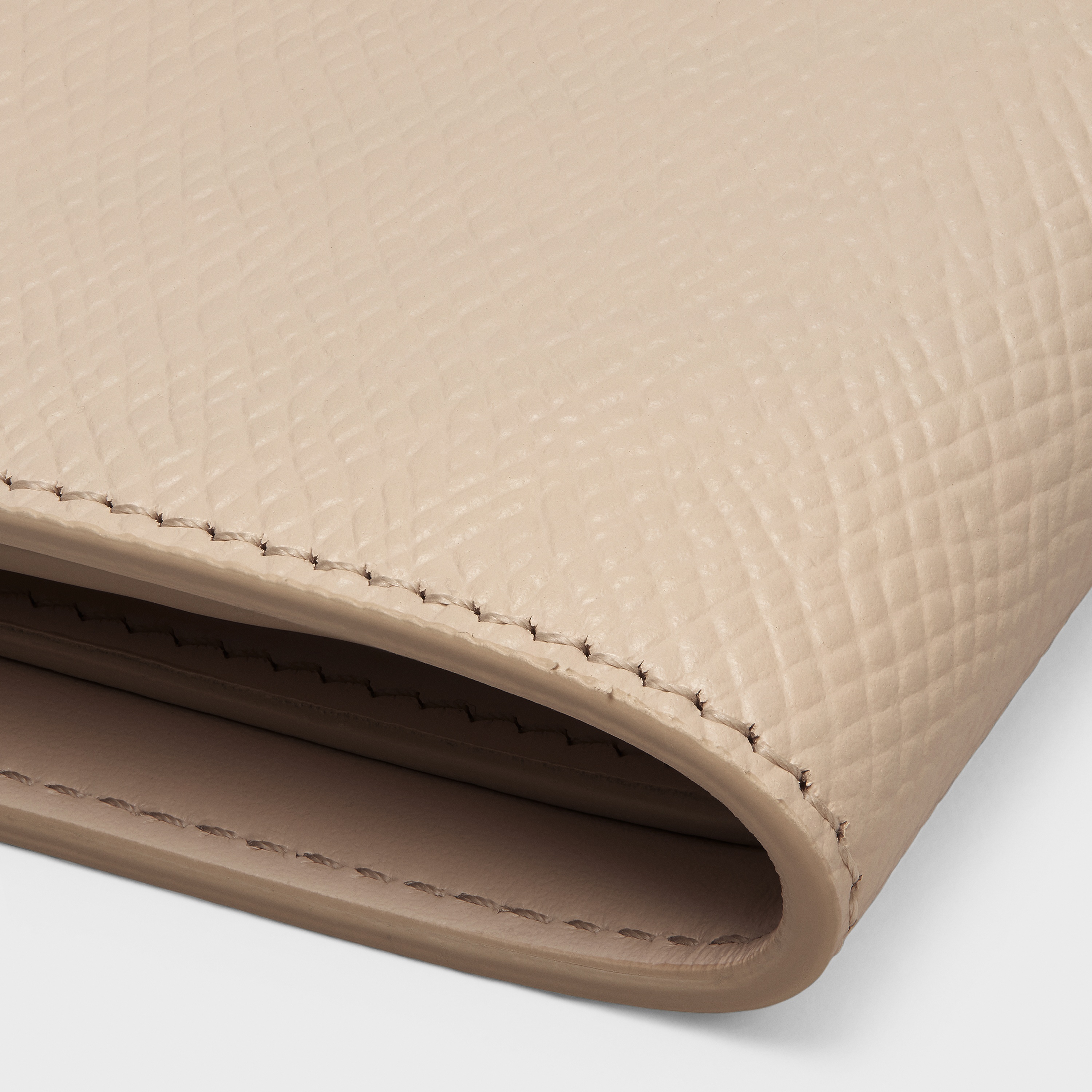 Medium strap wallet in Bicolour Grained Calfskin - 5
