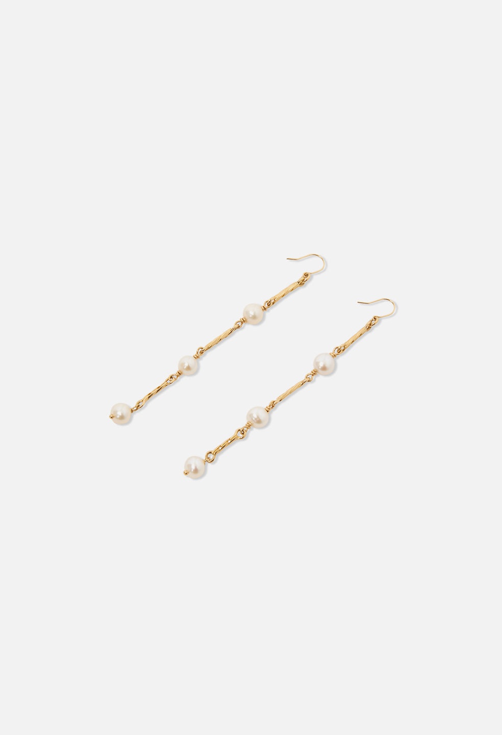 JOHN ELLIOTT X M.A.R.S TWIST LINK PEARL EARRINGS - 4