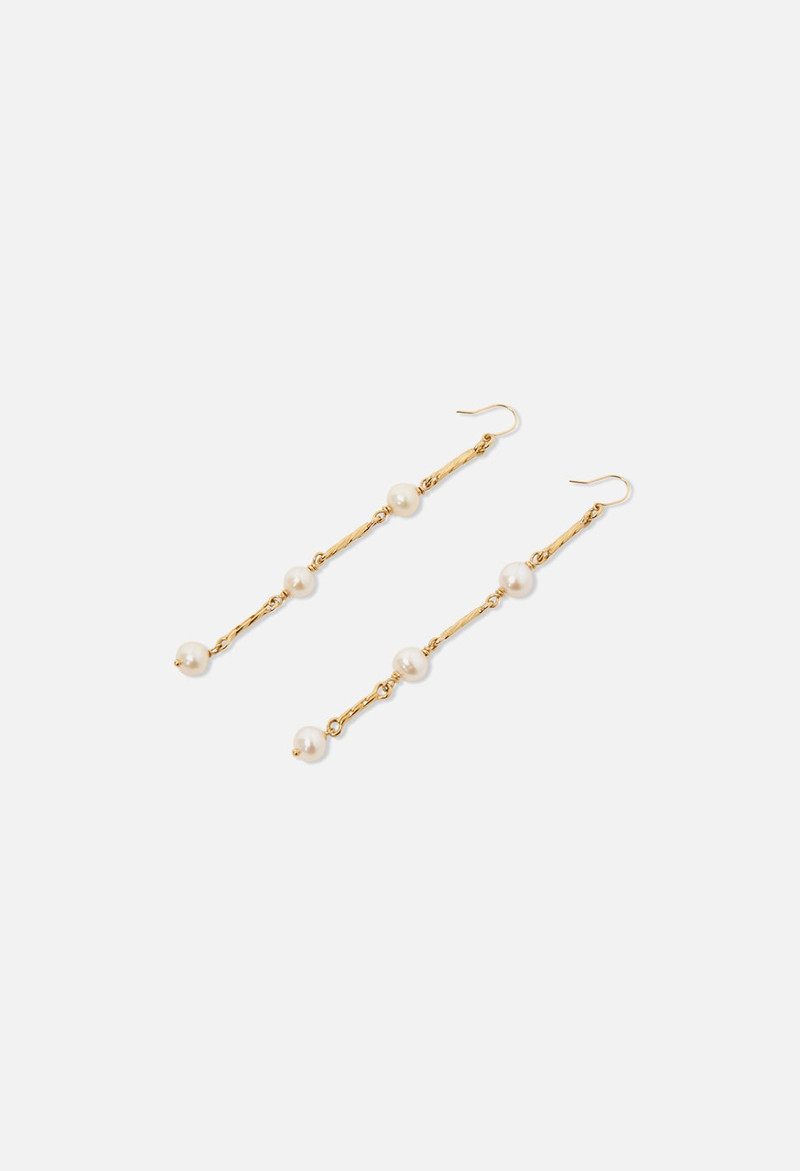 JOHN ELLIOTT X M.A.R.S TWIST LINK PEARL EARRINGS 4