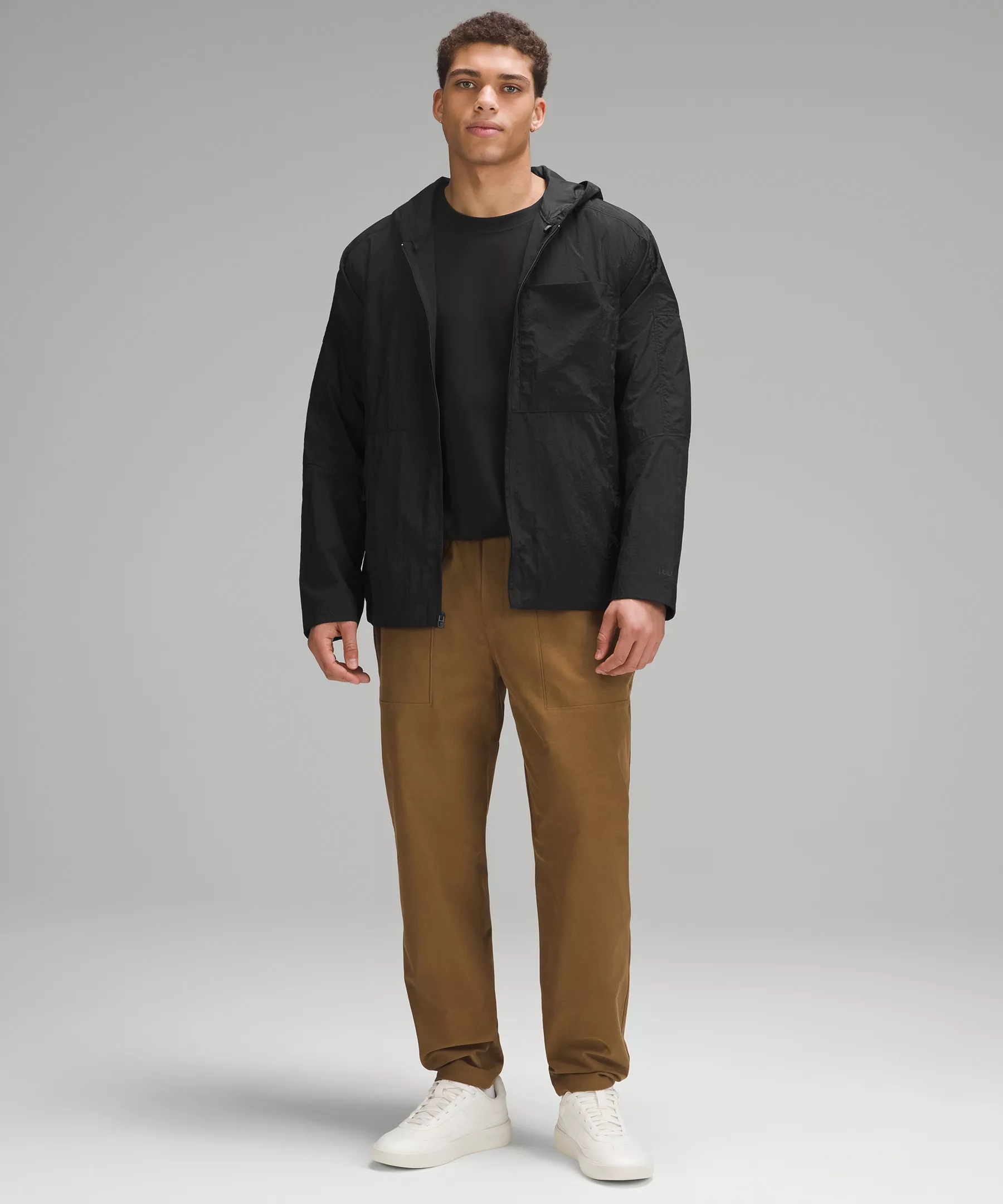 Textured Full-Zip Hooded Jacket - 2