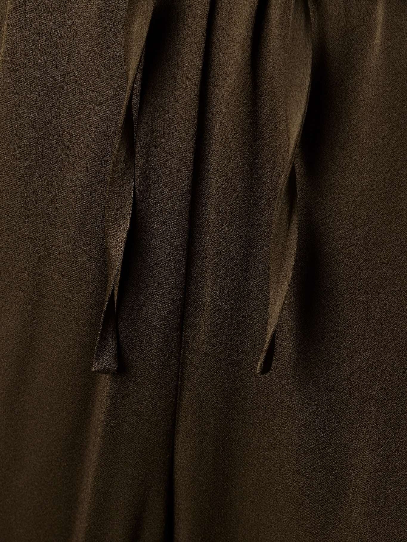Kendry satin-crepe straight-leg pants Brown - 5