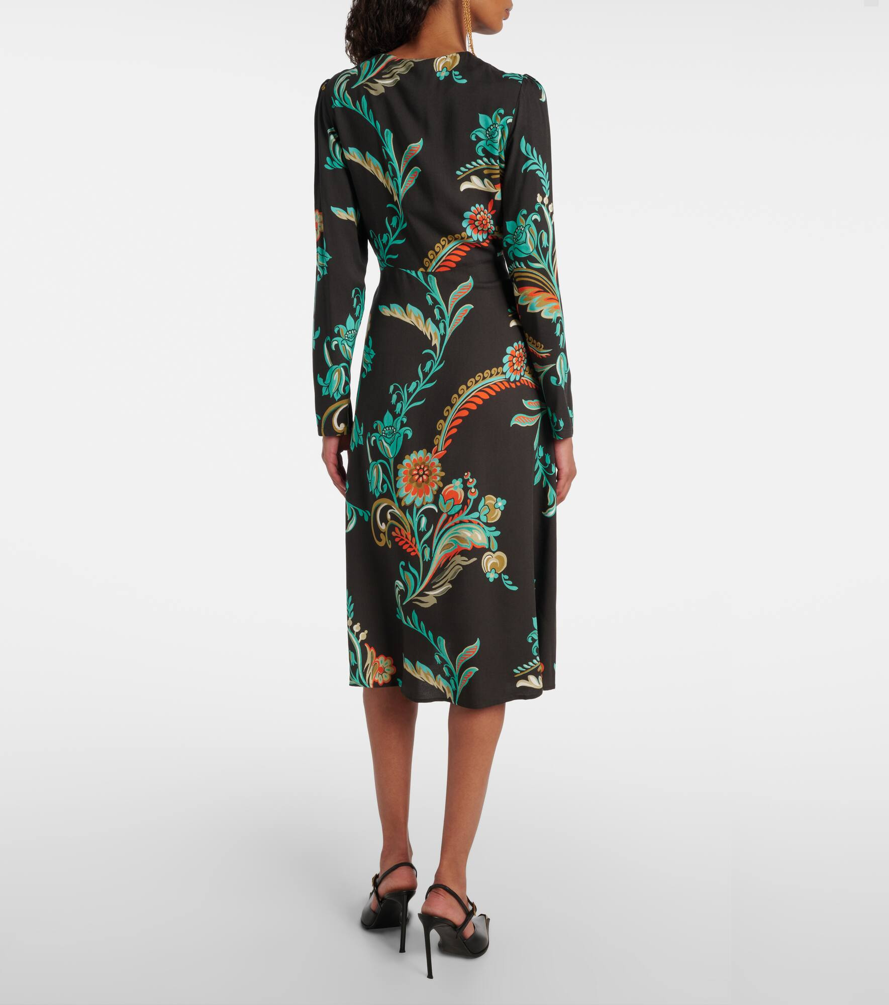 Floral midi dress - 3
