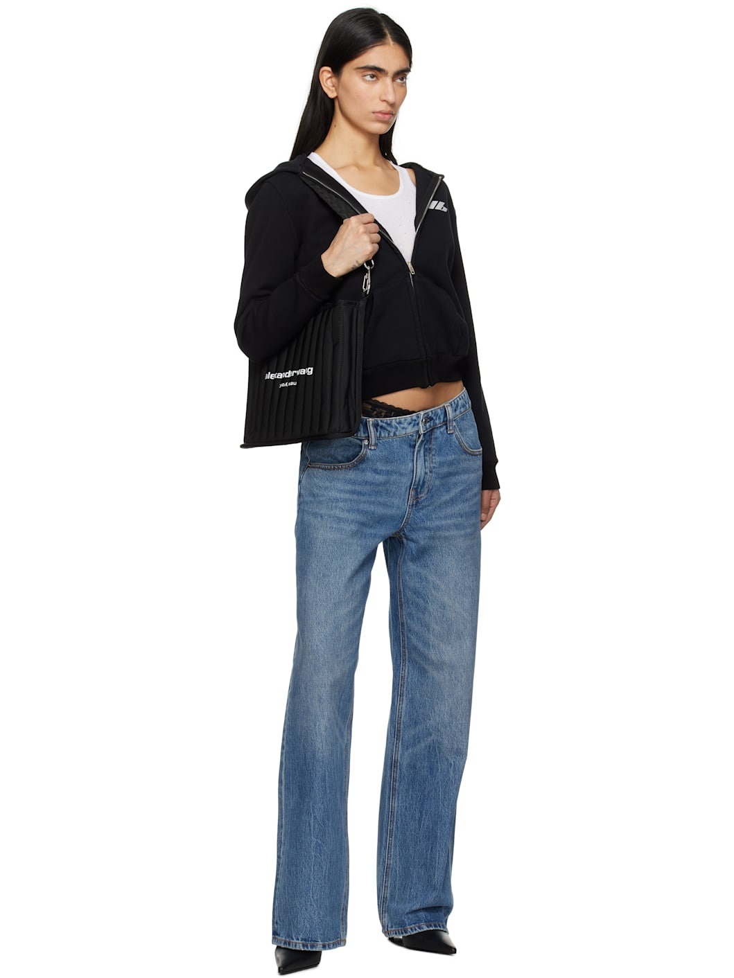 Black Elite Tech Shoulder Bag - 4