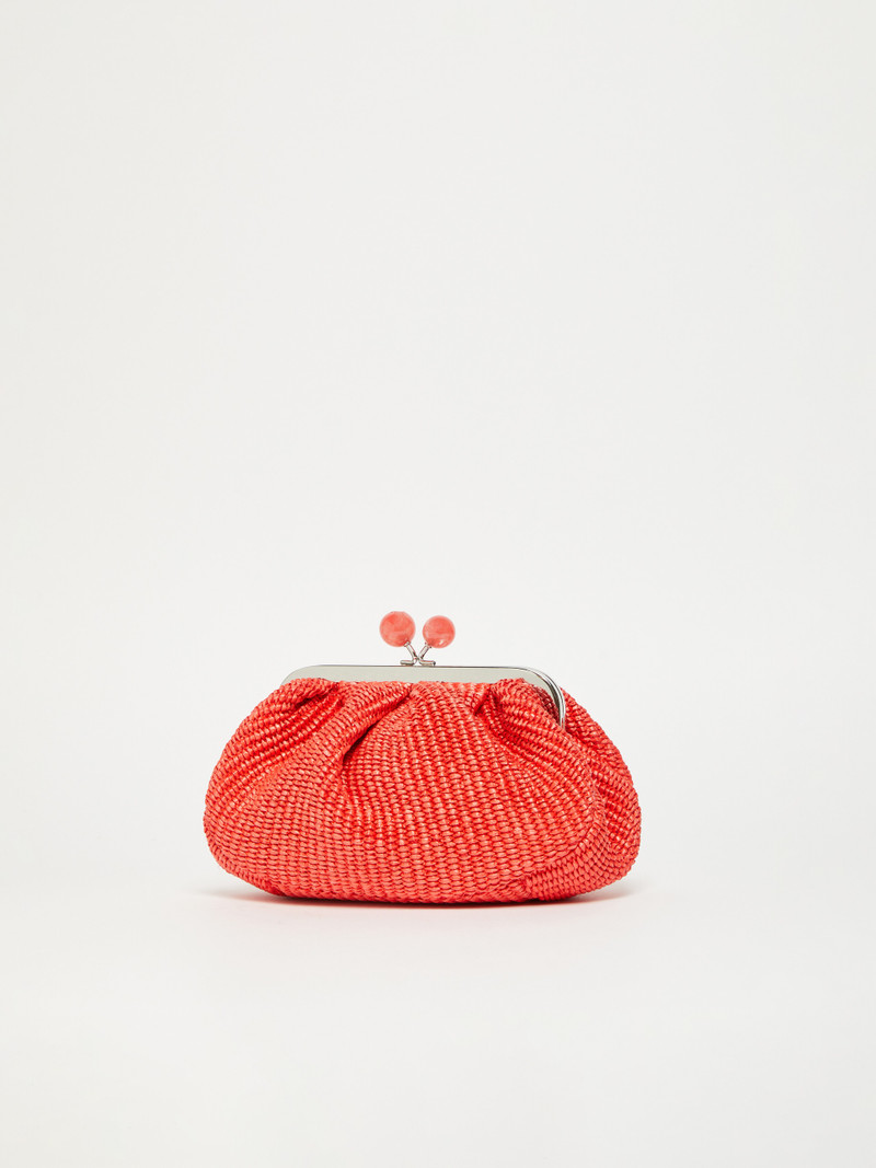 WEEKEND Max Mara PALMAS Small raffia-effect Pasticcino Bag outlook