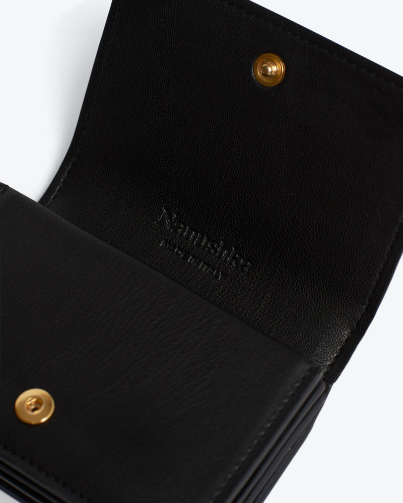 Nanushka KINGSLEY - Vegan leather wallet - Black outlook