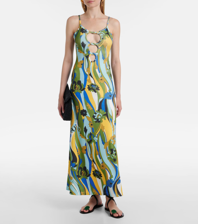 CHRISTOPHER ESBER Acidic Floral maxi dress outlook