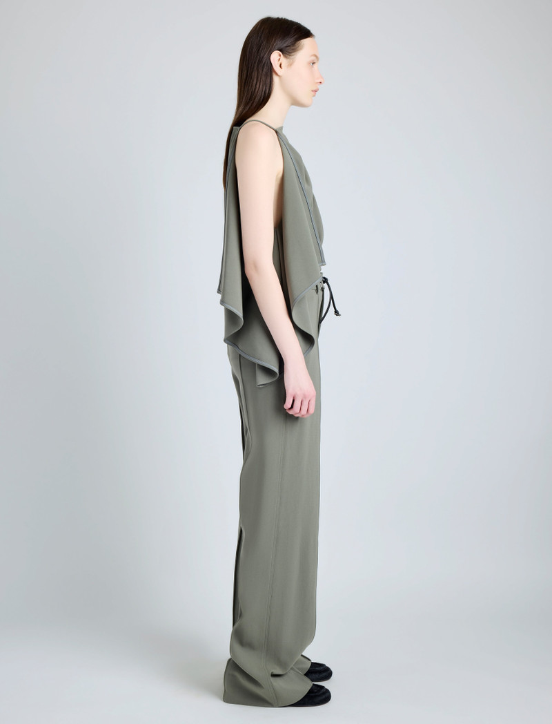 Weyes Pant in Matte Double Crepe 3