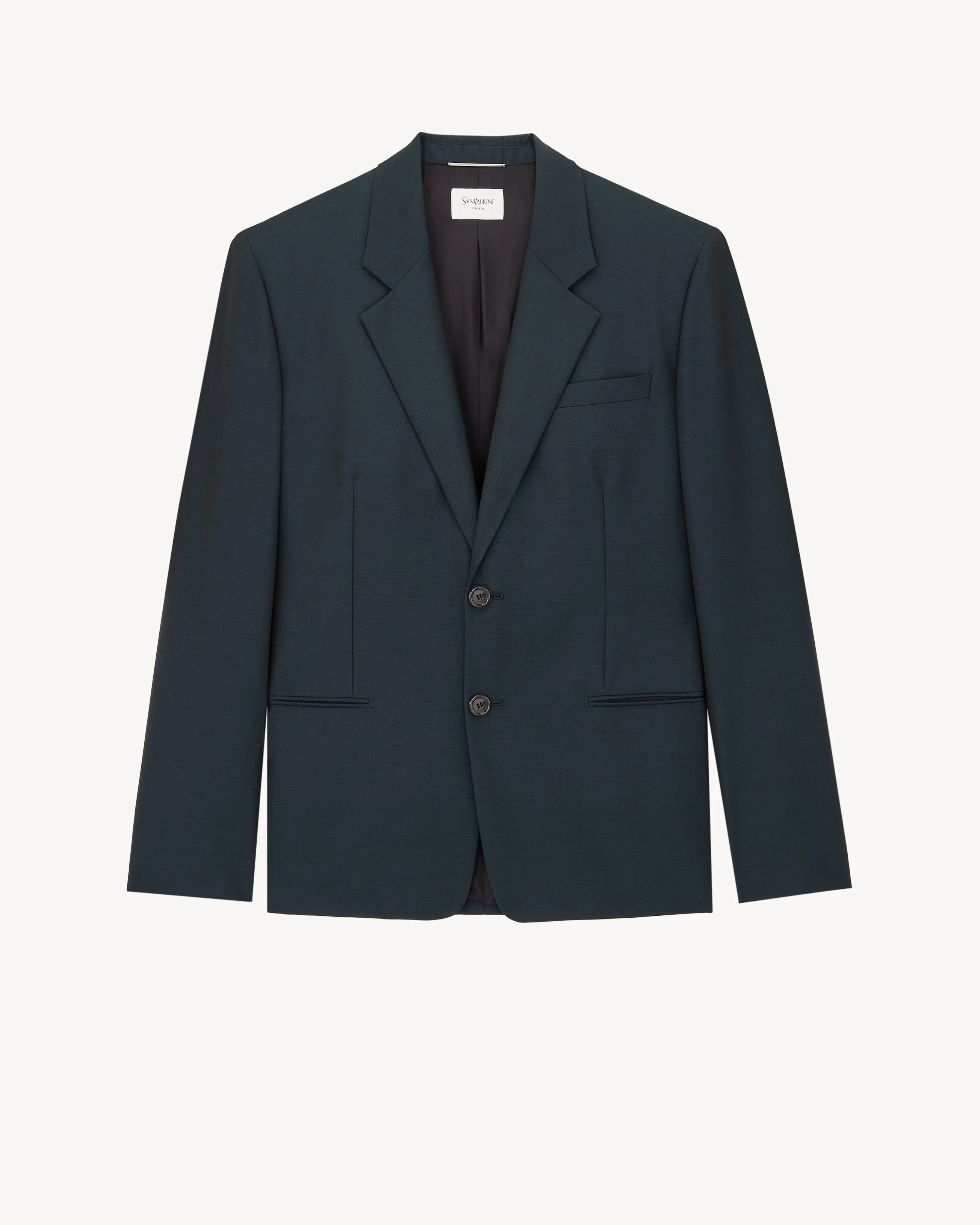 JACKET IN WOOL AND MOHAIR CANVAS - 1