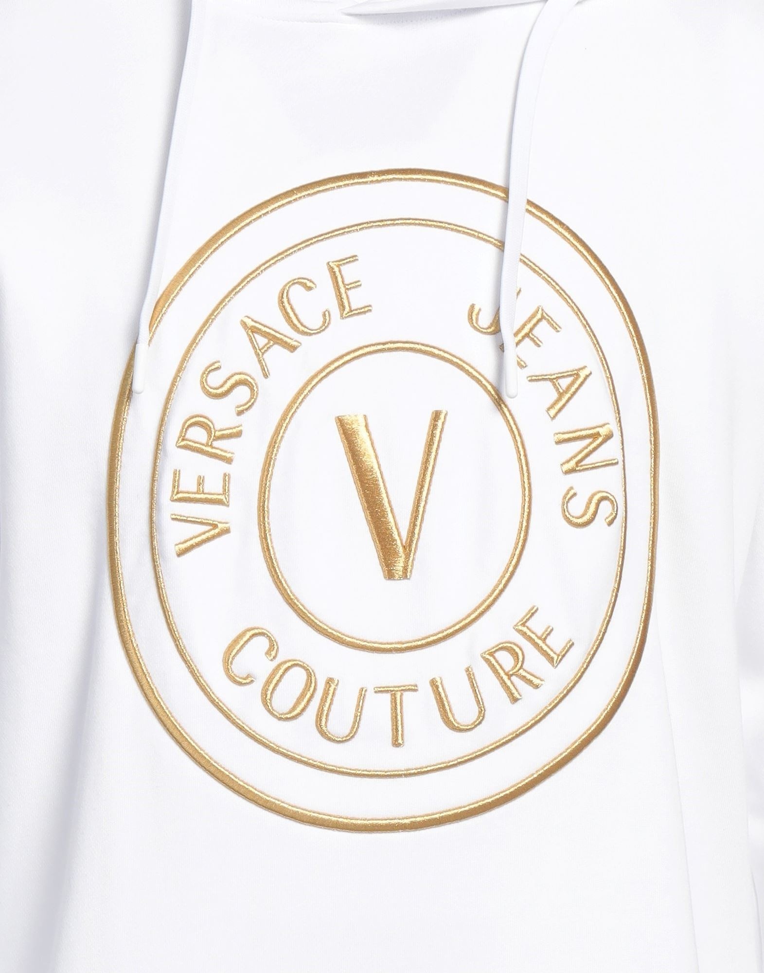 White Men's Hooded Sweatshirt - 4