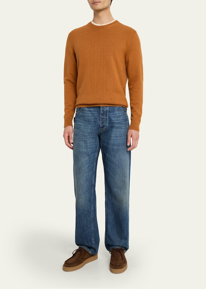 massimo alba Men's Ares Alpaca-Blend Crewneck Sweater outlook