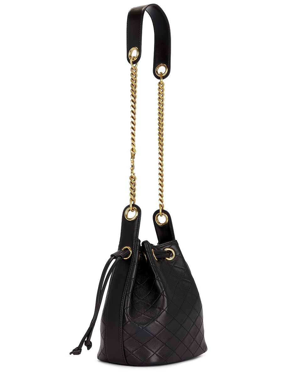 Small Cassandre Quilted Bucket Bag - 3