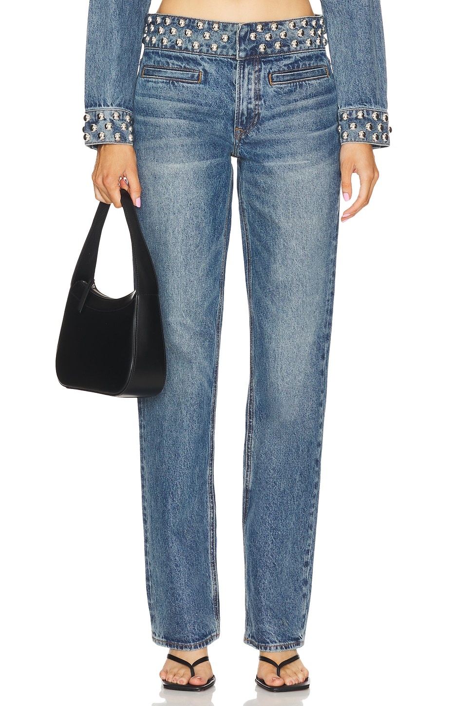 Leandra Low Rise Straight Leg Jean - 1