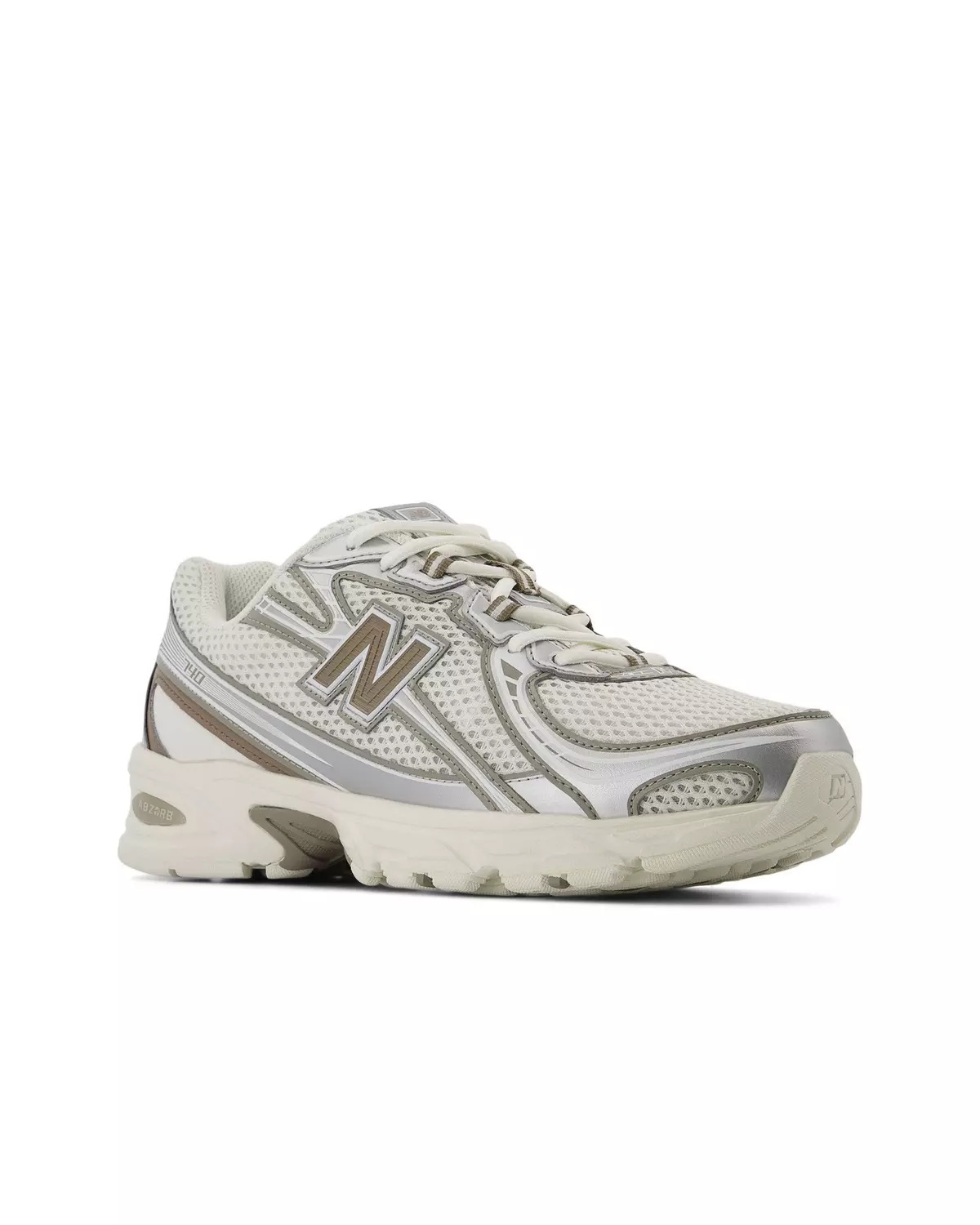 740 "White/Brown" Unisex Shoe - 5