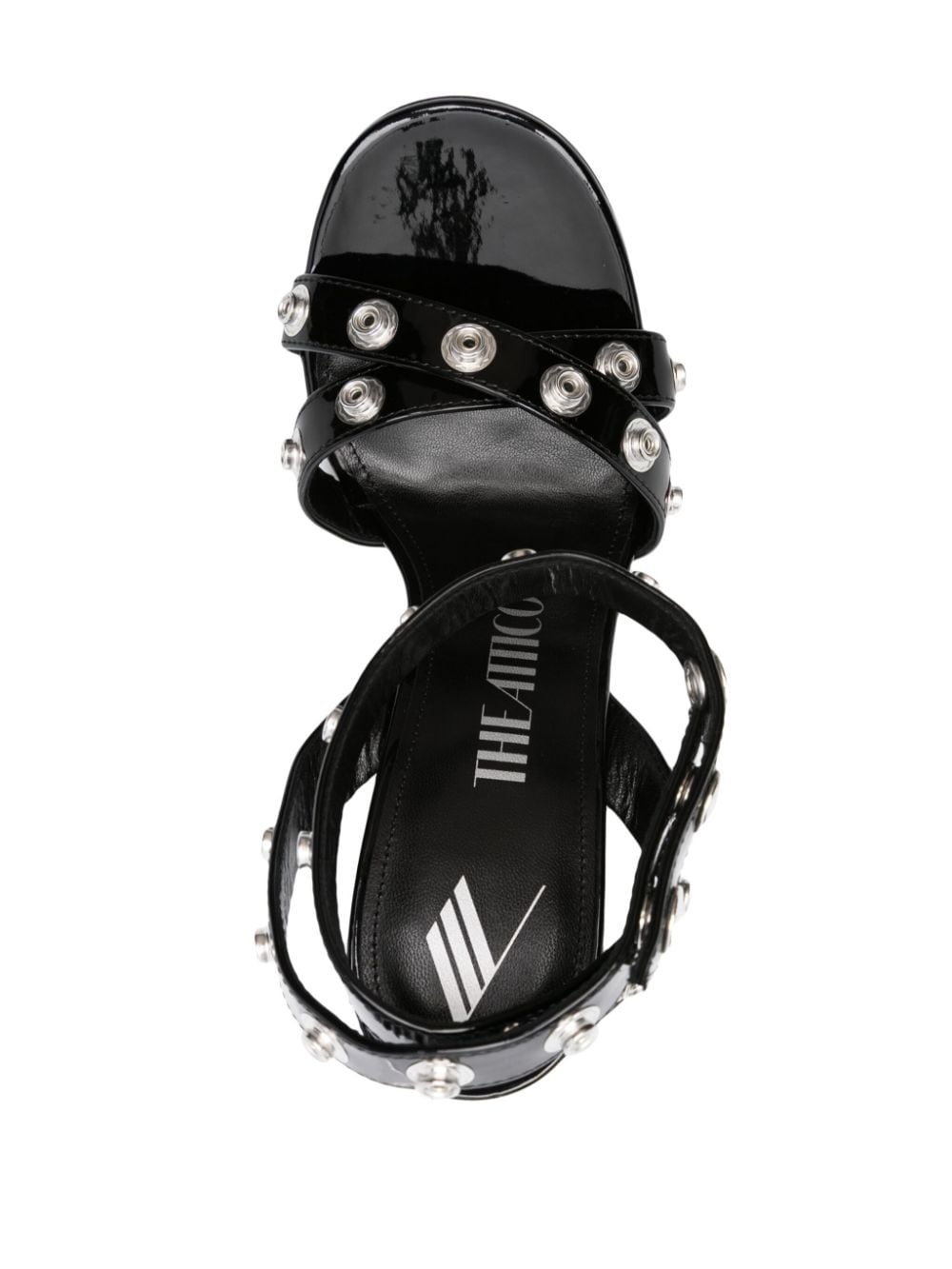 Cosmo 105mm faux-leather sandals - 4