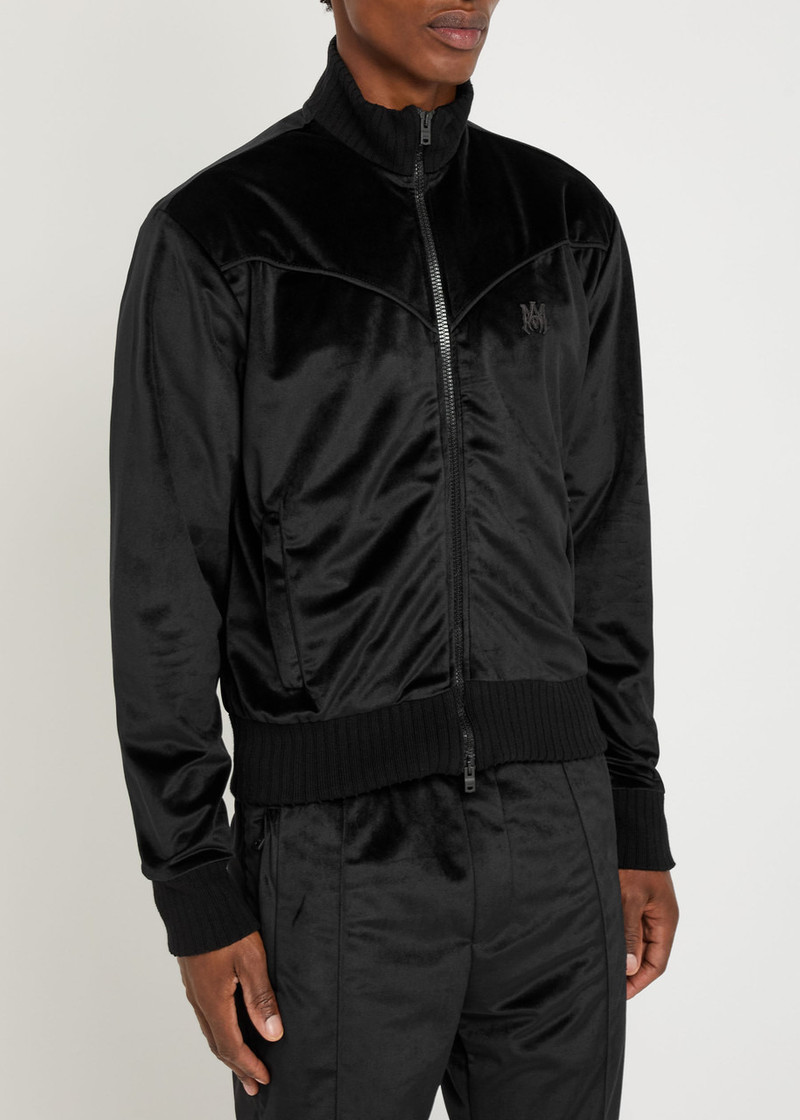 AMIRI Amiri Logo Velvet Track Jacket outlook