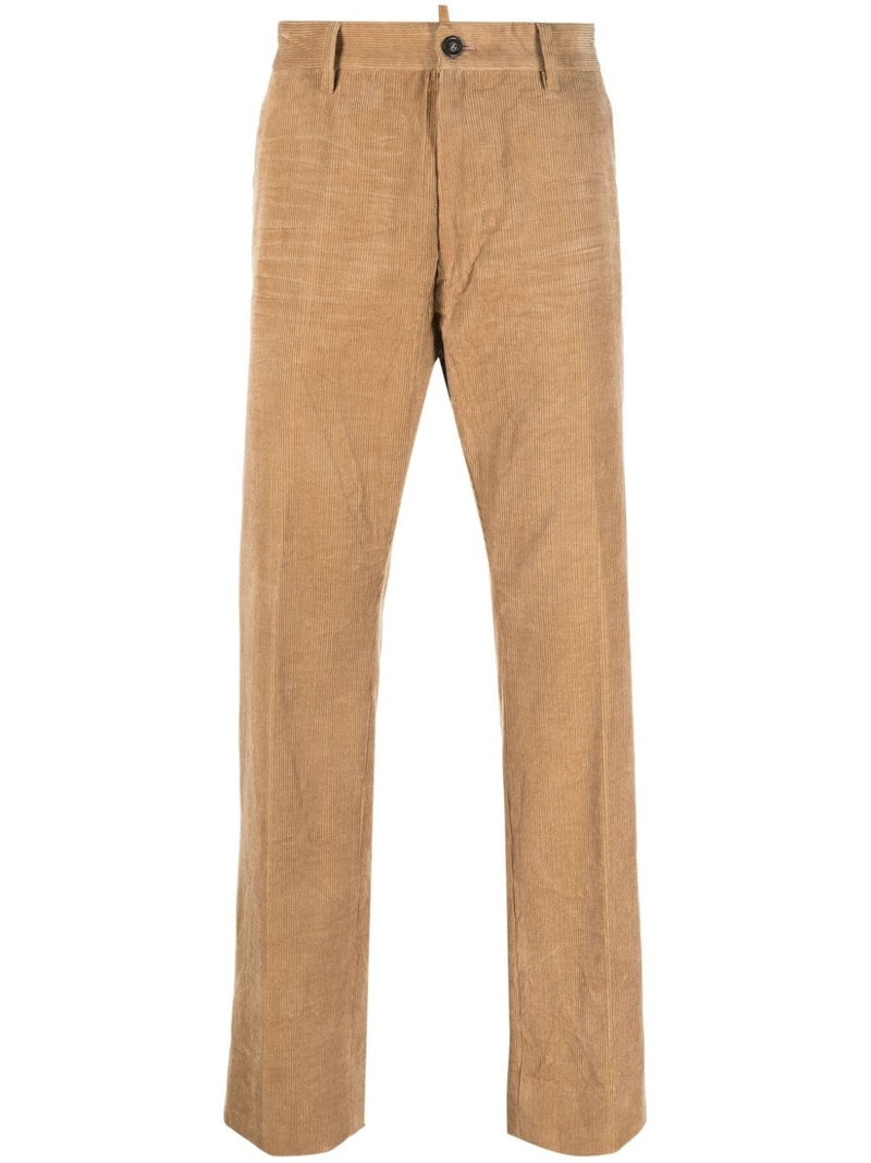 corduroy straight-leg trousers 1