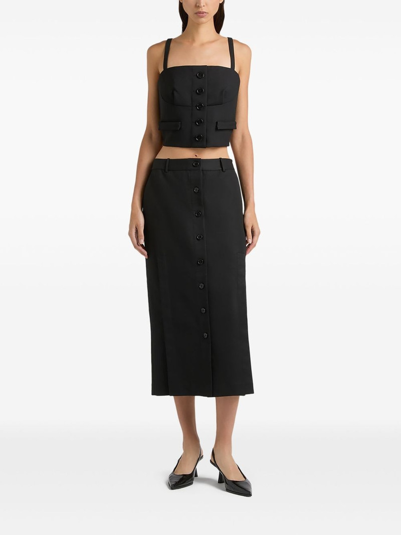 Ports 1961 front-slit skirt outlook