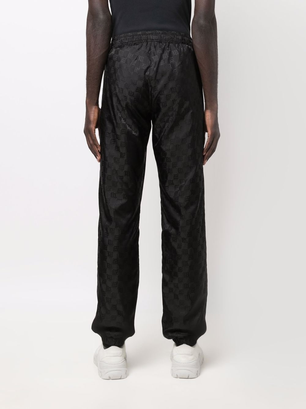logo-monogram tapered joggers - 4