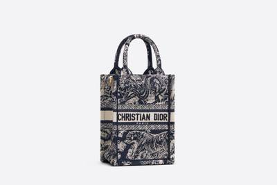 Dior Mini Vertical Dior Book Tote with Strap outlook