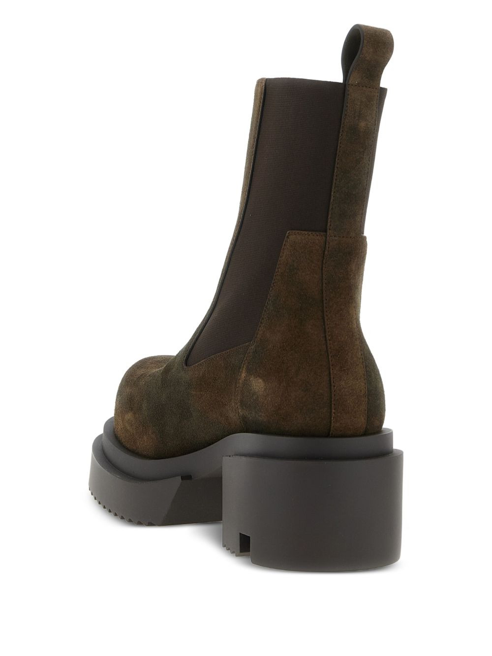 elastic-strap platform boots - 3