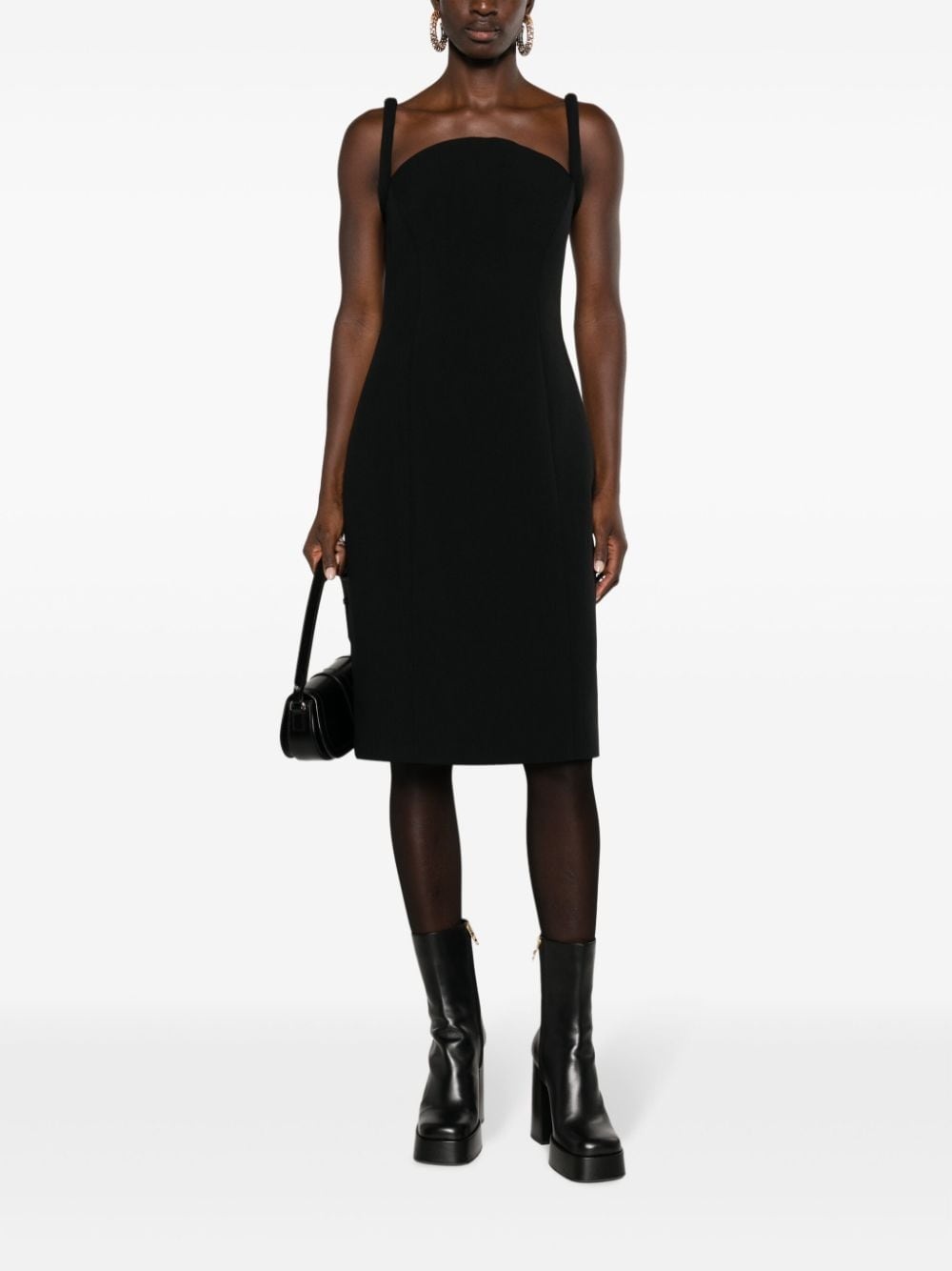 sleeveless midi dress - 2