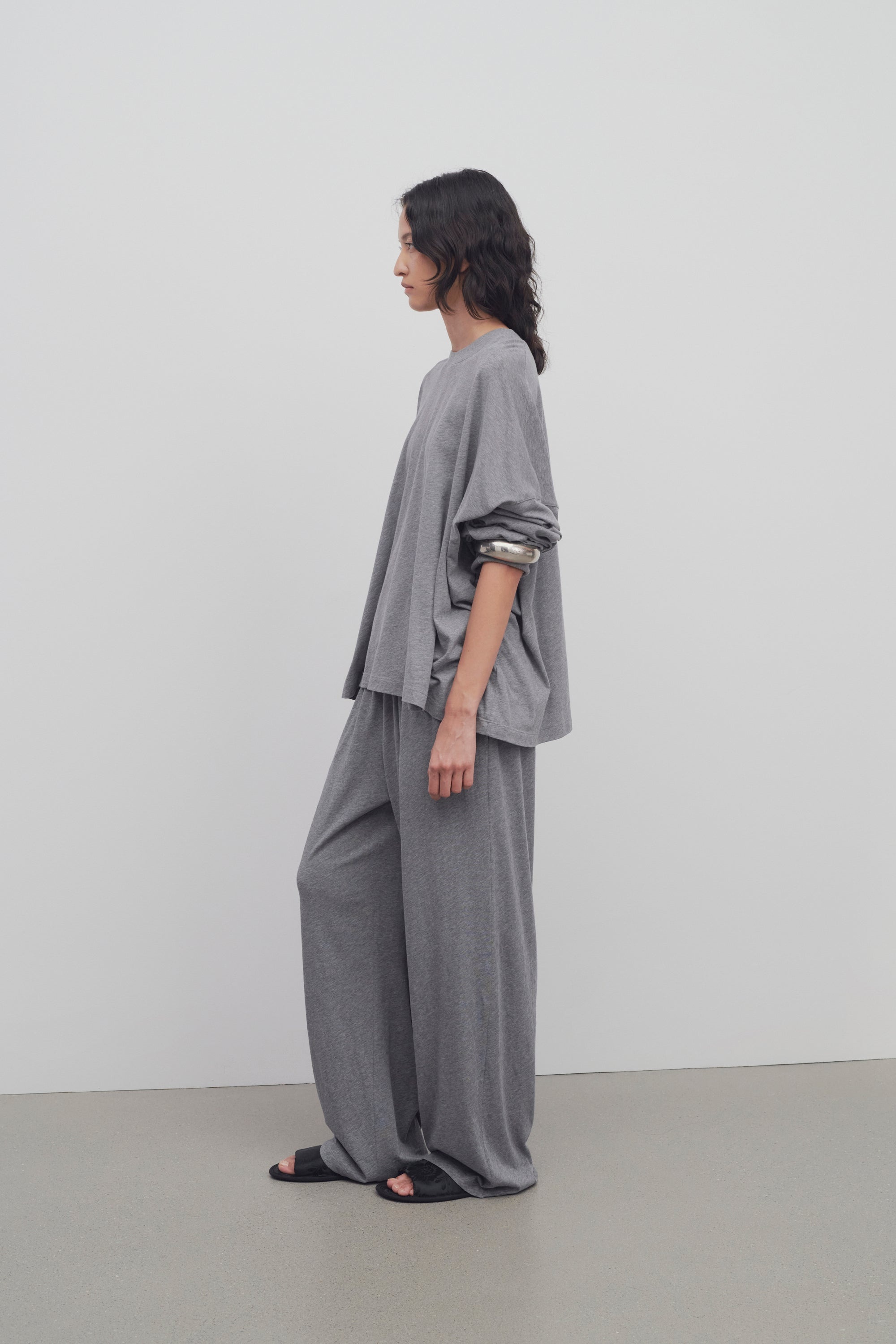 パンツ The Row Pantaloni Con Coulisse In Vita Reali The Row Lanuit Pant in Cotton | REVERSIBLE