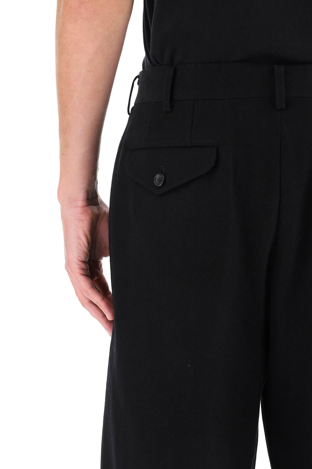 WOOL TWILL SHORT TROUSERS - 5