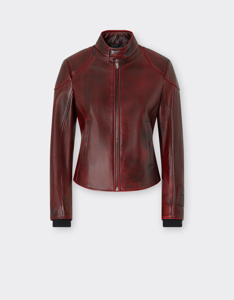 Reconditioned by Ferrari leather jacket for the 2026 Silverstone GP 1