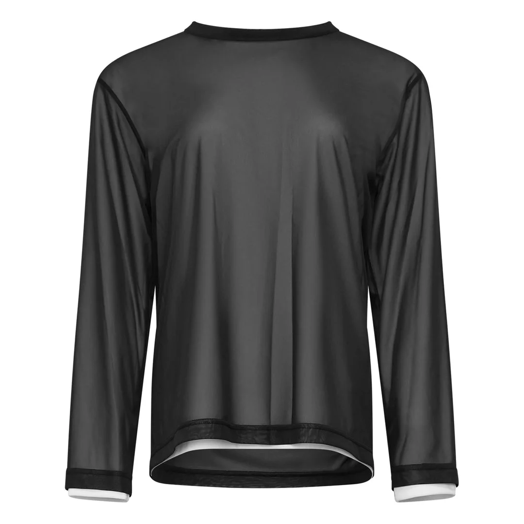 Layered Long Sleeve Tee - 1