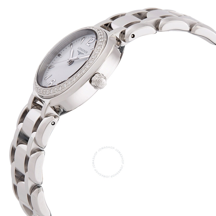 Longines PrimaLuna Quartz White Dial Ladies Watch L8.110.0.16.6 - 2
