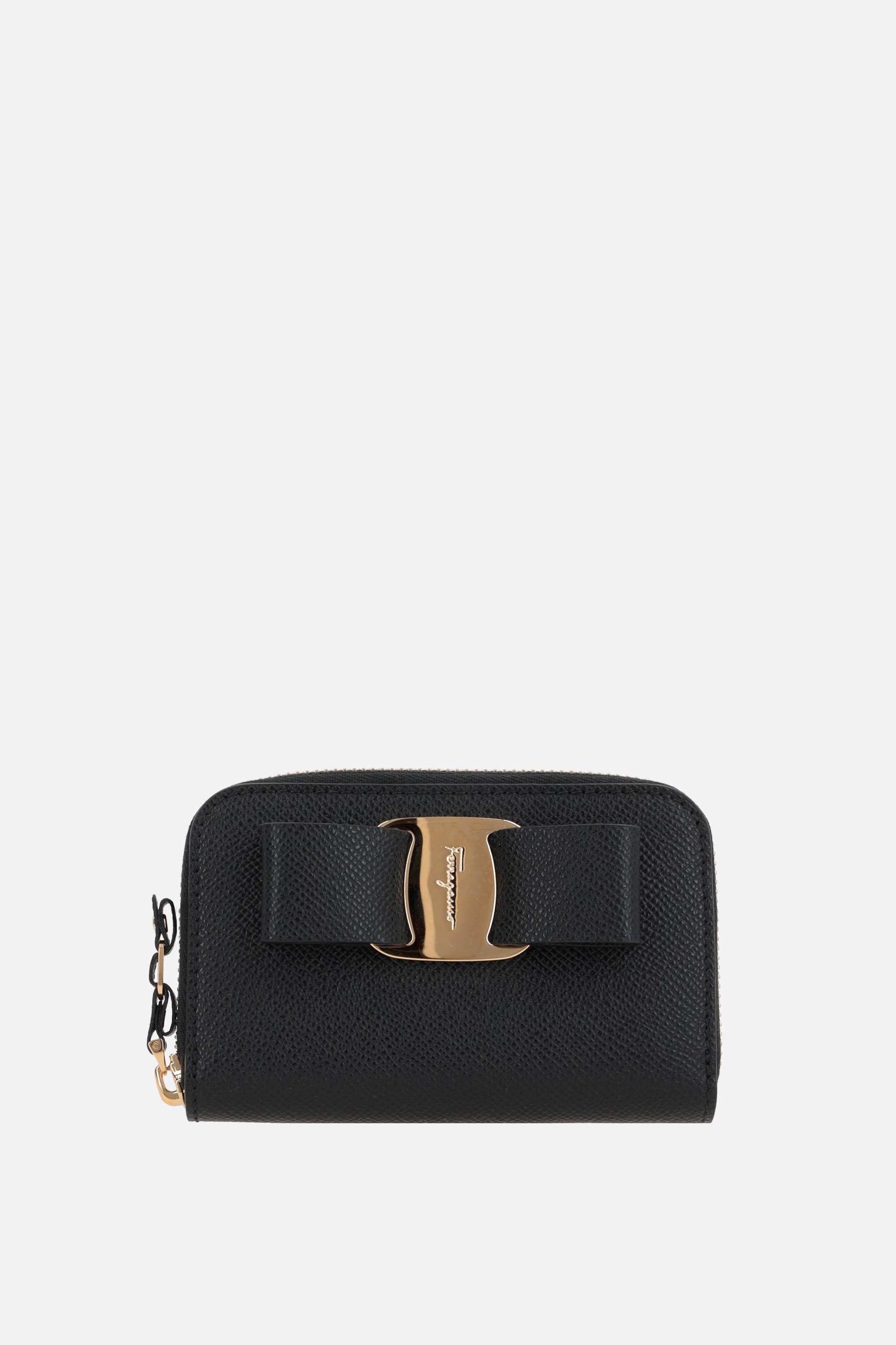 VARA TEXTURED LEATHER COIN PURSE - 1