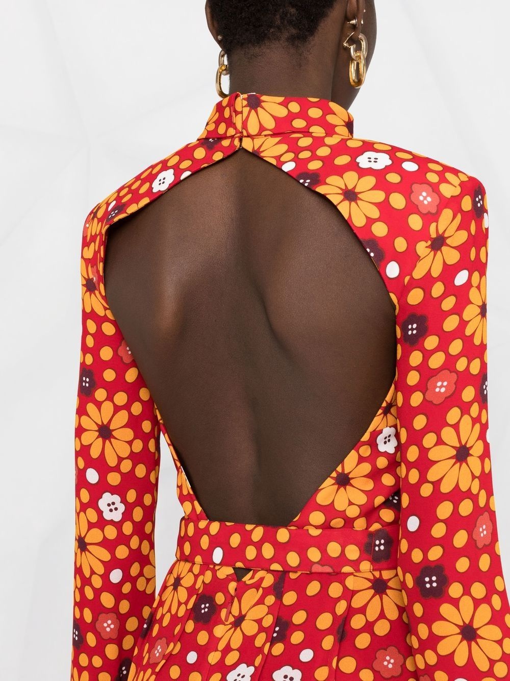 floral-print minidress - 3