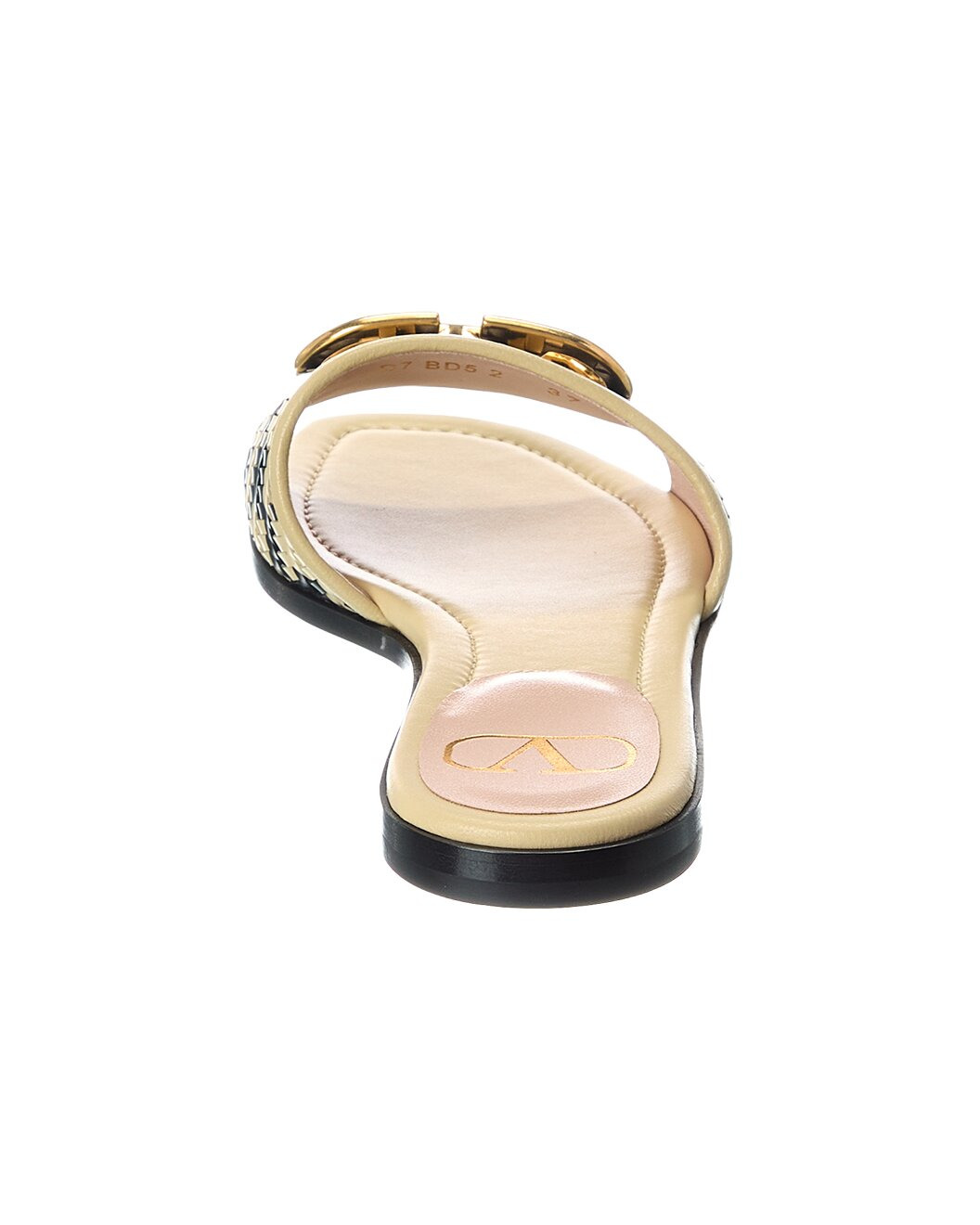 Valentino VLogo Signature Leather Sandal - 3