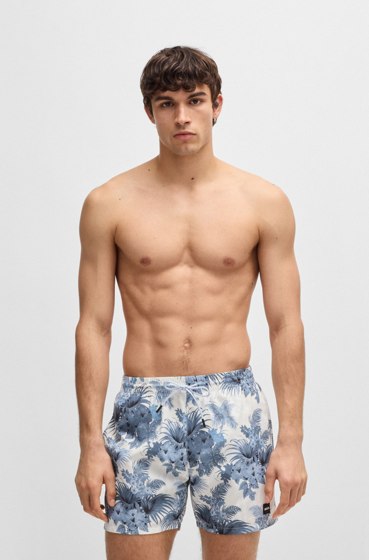 FULLY LINED SWIM SHORTS WITH SEASONAL PRINT - 2