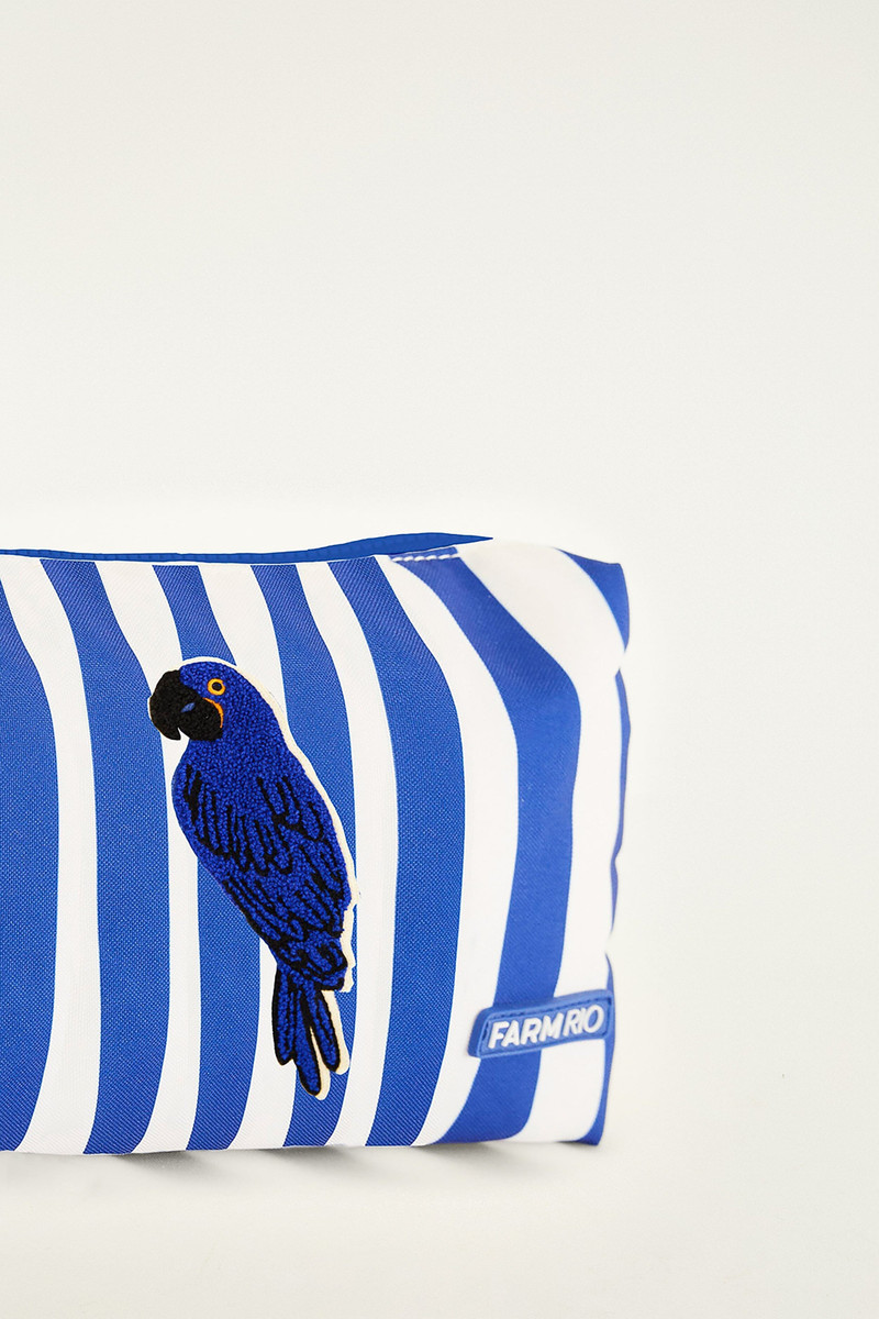 FARM RIO Blue Palermo Pouch Bag outlook