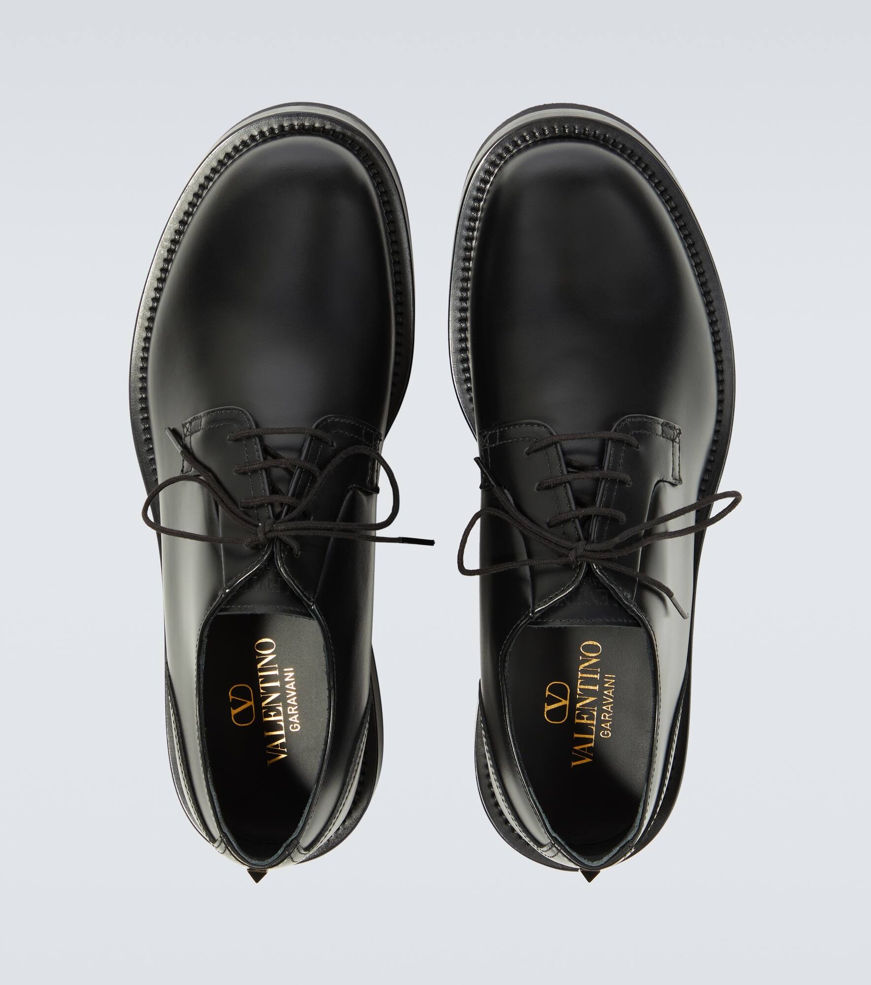 Leather Derby shoes - 4