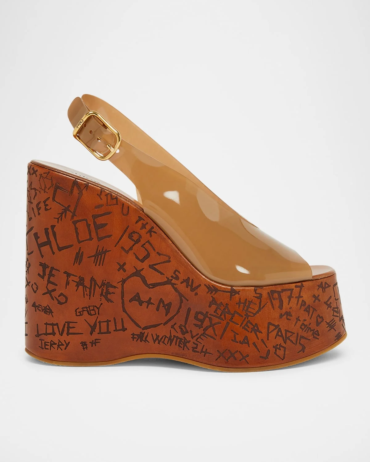 Maxime Jelly Slingback Platform Sandals - 1