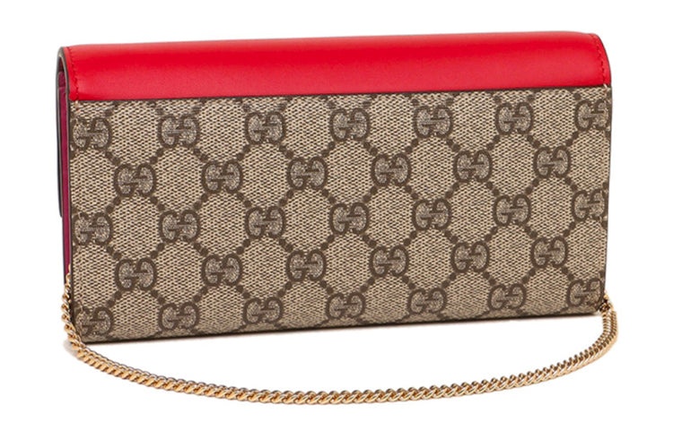(WMNS) Gucci Padlock Long Single Shoulder Bag Red 453506-KLQIG-9784 - 2