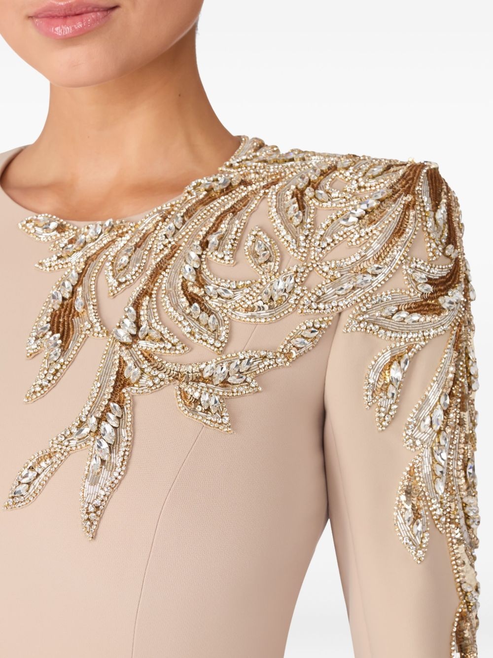 Honor sequin-embellished maxi dress - 4