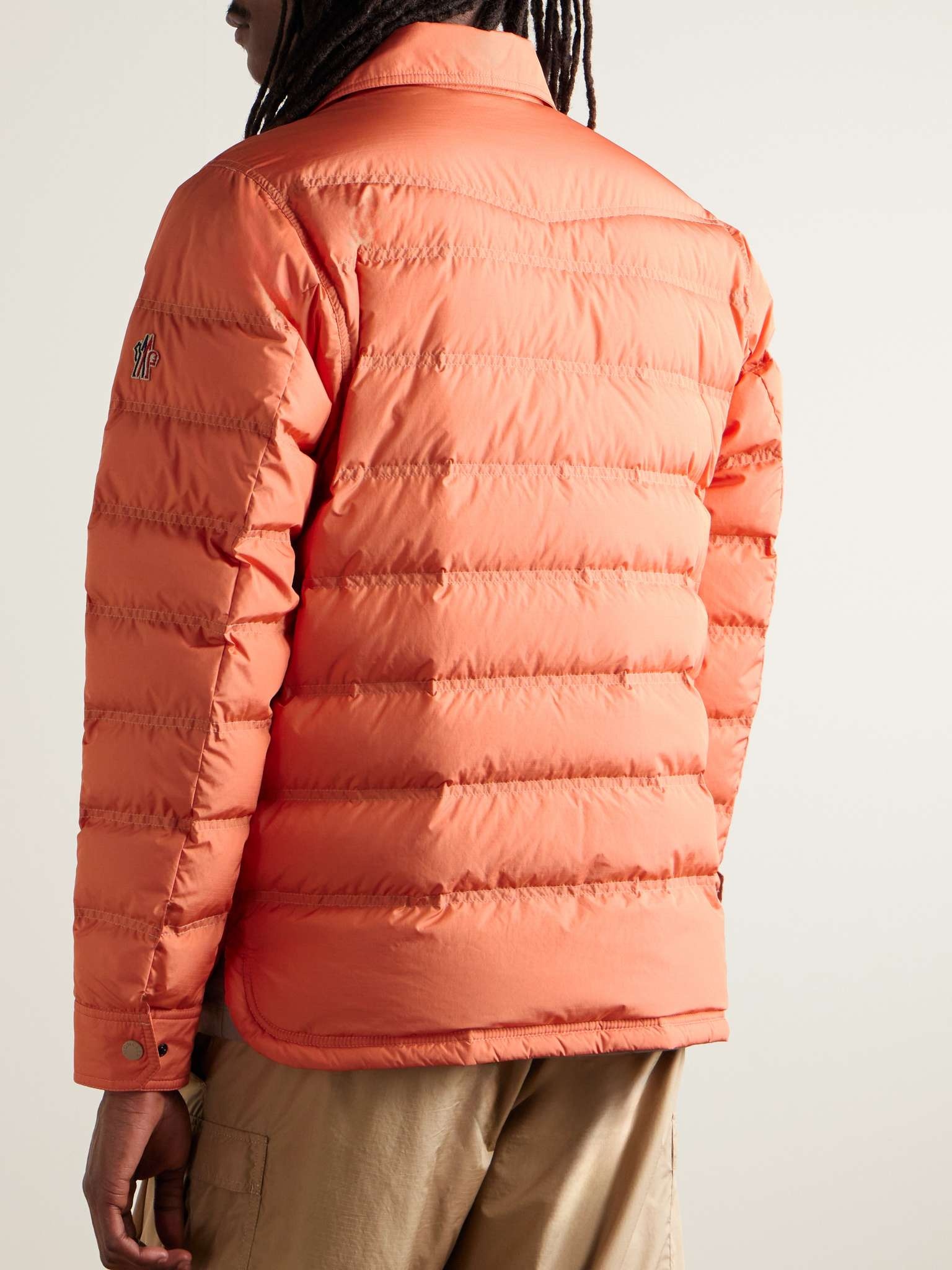 Lavachey Logo-Appliquéd Quilted Ripstop Down Jacket - 5