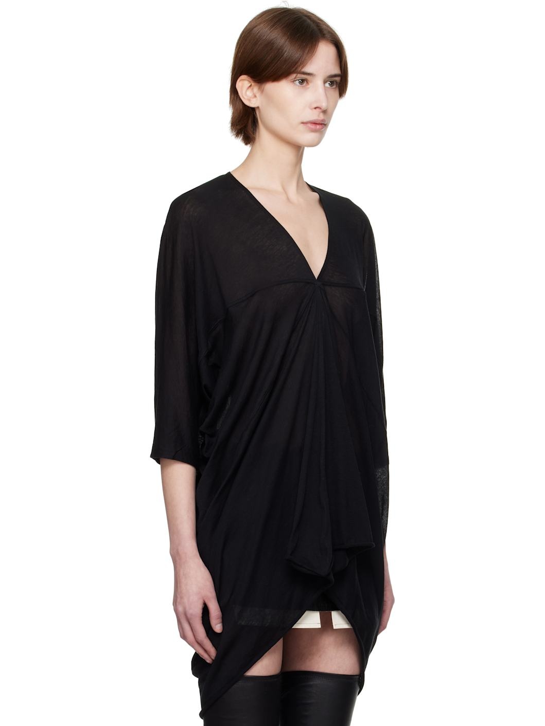 Black Hollywood Kite Blouse - 2