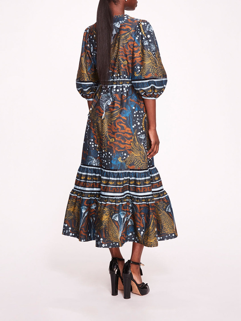 Marchesa WILDERNESS BUBBLE DRESS outlook