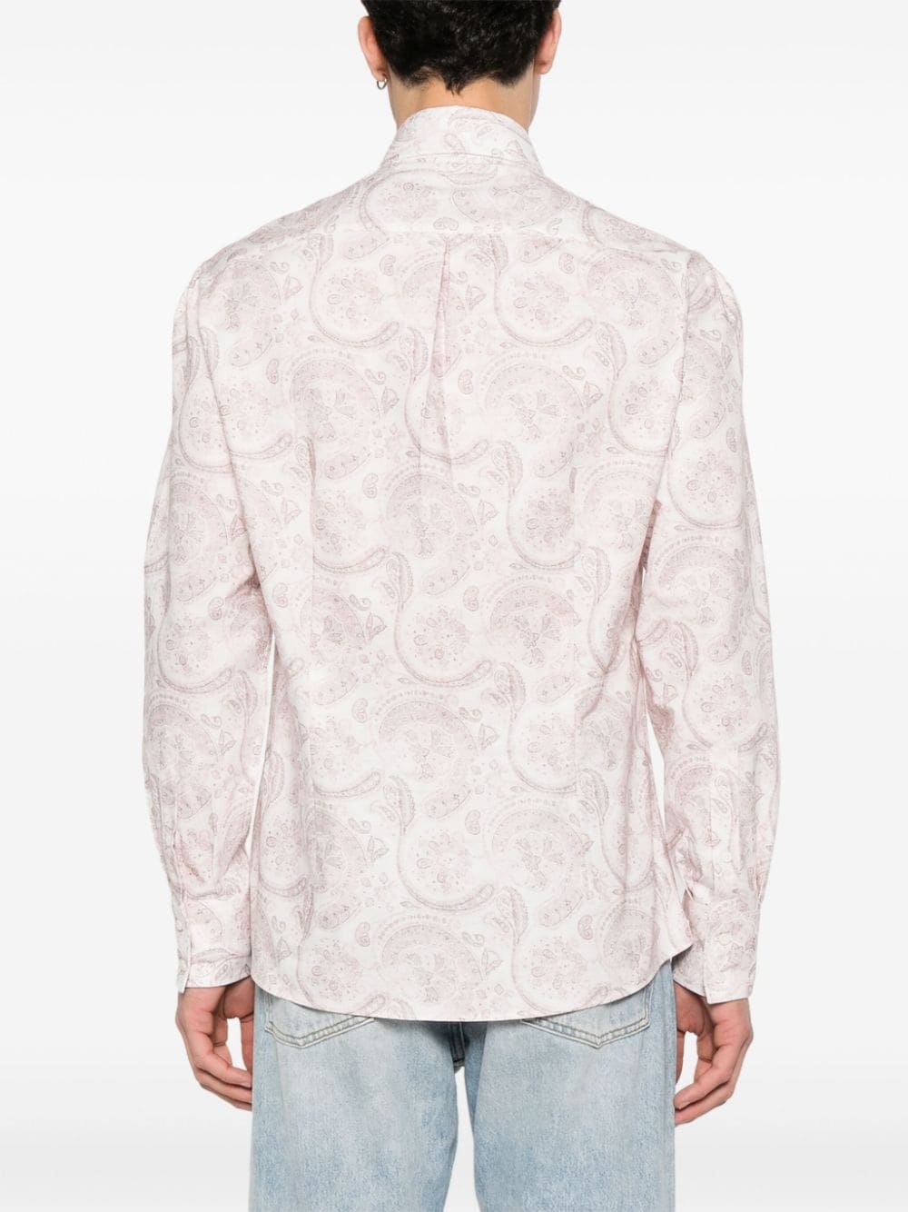 paisley-print cotton shirt - 4
