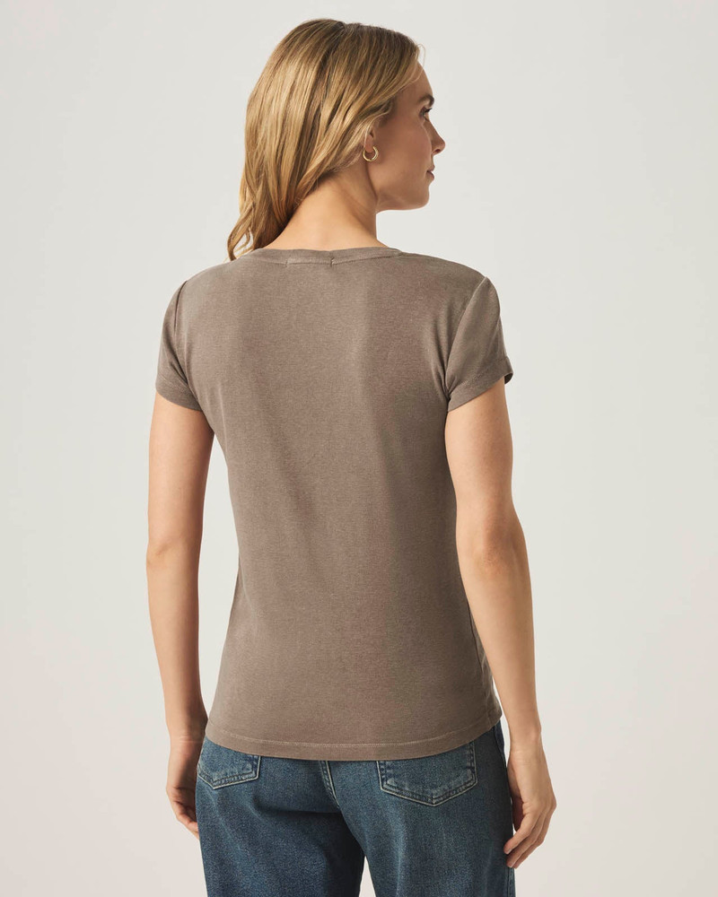 Faye V-Neck Tee 6