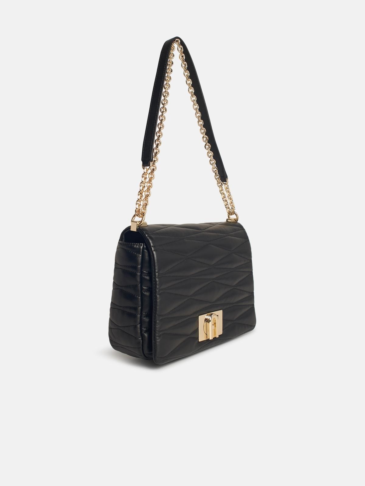 MEDIUM '1927' BLACK LEATHER CROSSBODY BAG - 2