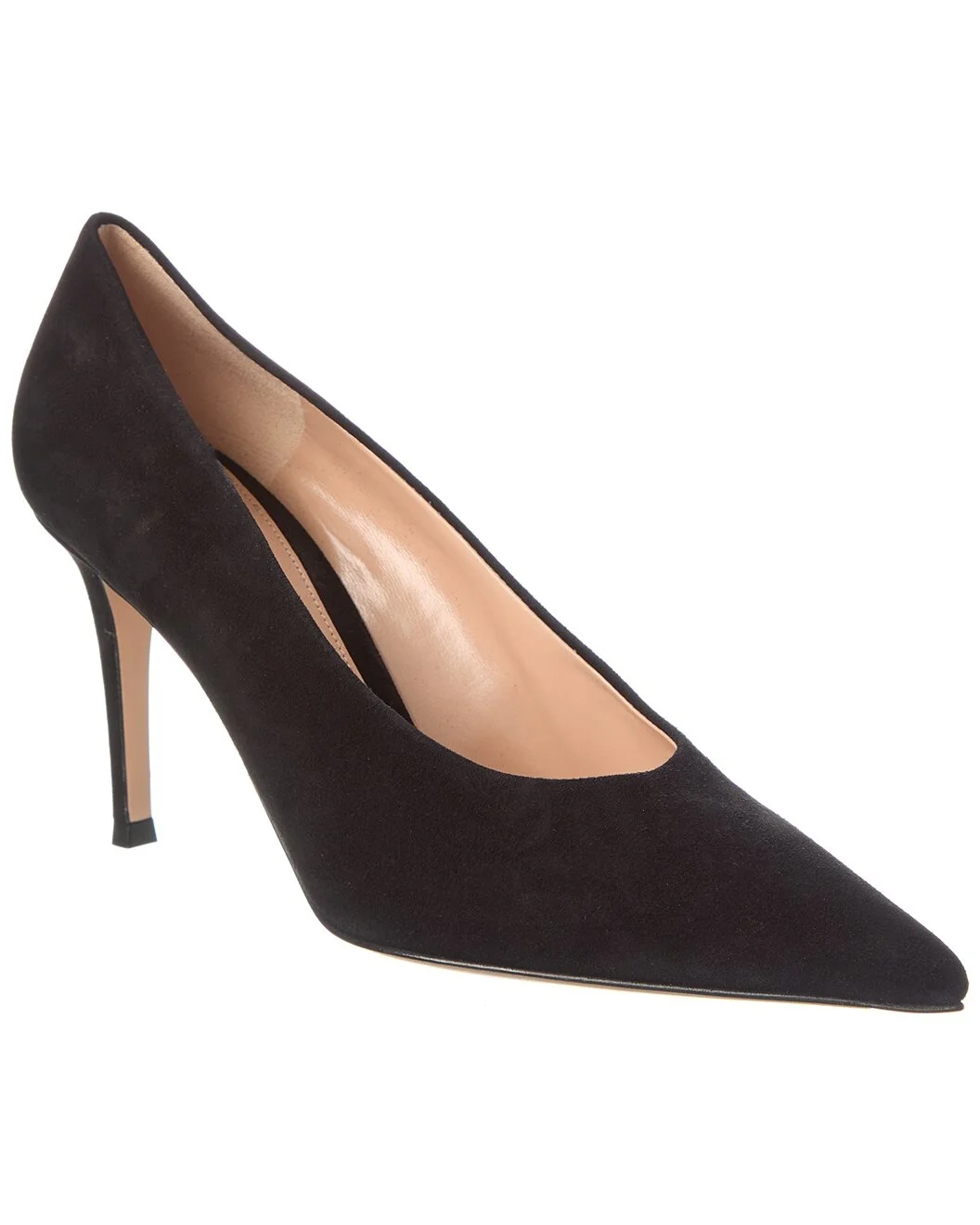 Gianvito Rossi Robbie 85 Suede Pump - 1