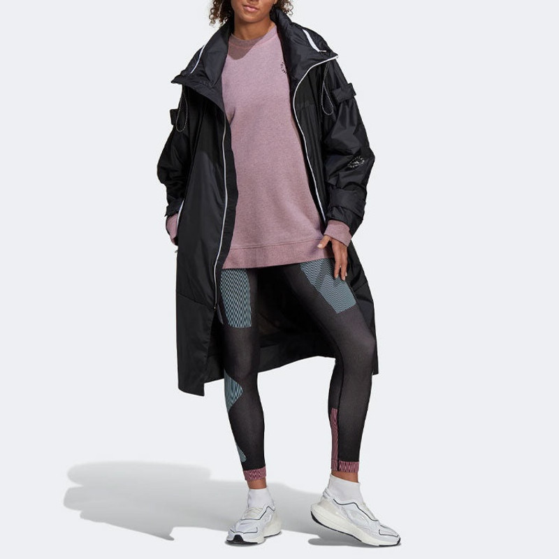 adidas (WMNS) adidas By Stella McCartney Sportswear Sweatshirt 'Purple' HB7409 outlook