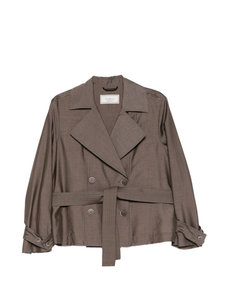 belted double-breasted jacket 1
