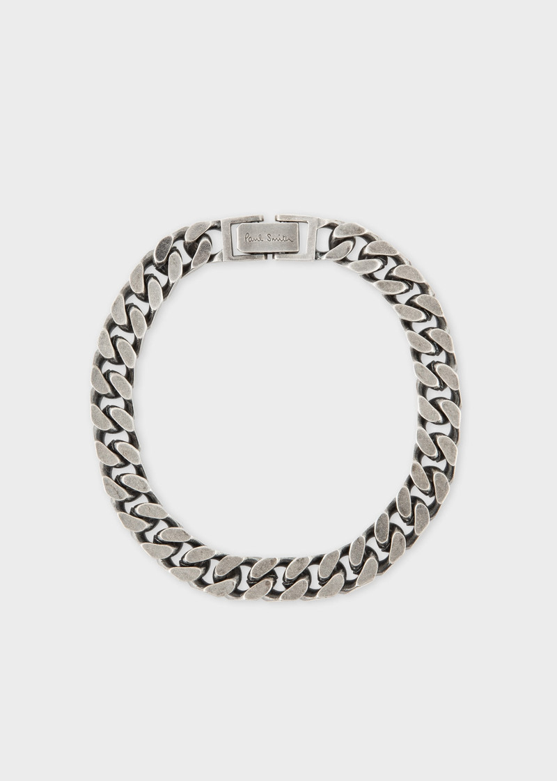 Silver Curb Chain Bracelet 1